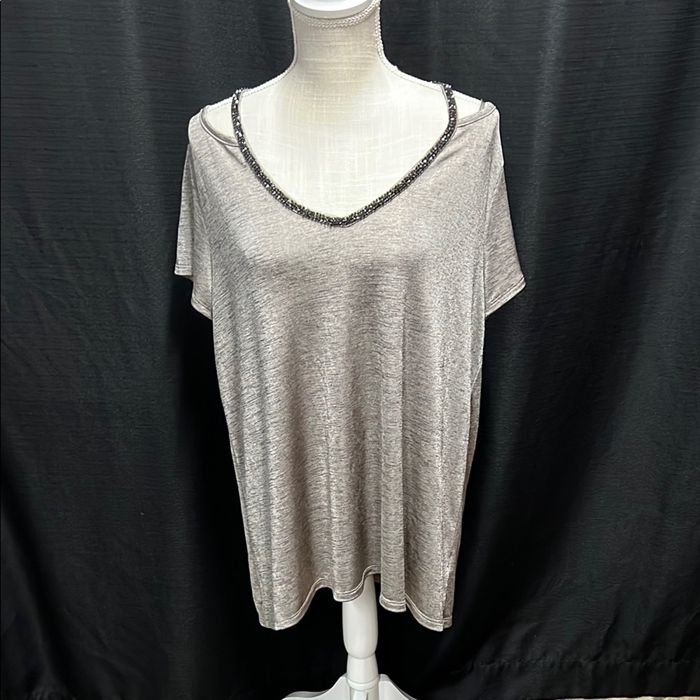 Juicy Couture Elegant Silver Women's Top